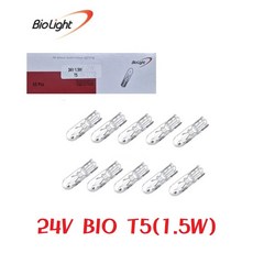 지노기업/BI0 라이트/번데기전구/24V T10/T5/10T/5T/실내등/미등/넘버등/10개/화물차/대형트럭/박스포장/계기판/큐/3W/1.5W/10개/번호판등, 1세트, .