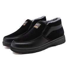 와이지통상 남자 캐주얼 방한화 퍼안감 겨울로퍼 직장인 신발 방한슈즈 남성 로퍼