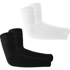 남성용 루지오유 소매 압박 커버 작업용, Black+white, 1개