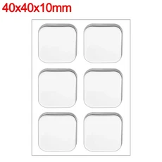 도어 스토퍼 충돌 방지 실리콘 핸들 자체 접착 음소거 Porte 패드 홈 개선 벽 보호 장치, 02 Square-6pcs