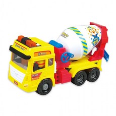 와이지통상 바니랜드 뽀로로 힘센 레미콘 트럭 372890 중장비 작동완구, 본품, 상세페이지 참조