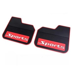 데일리쇼핑 전차종 고무타입 2개 세트 머드가드 흙받이 차량용품 카본휀다 머드플립, 혼합, 1세트, 스포츠