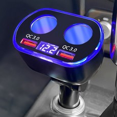 차량용 QC3.0 멀티 고속충전기 시거잭 4구 12-24V겸용 jck+885bN