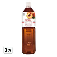 대상 복숭아아이스티 시럽, 1.47L, 3개