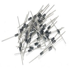(10개/세트) 1N4007 정류 다이오드 - 1A 1000V 고전압 DO-41 패키지 - 역전류 방지 전자부품, 1세트