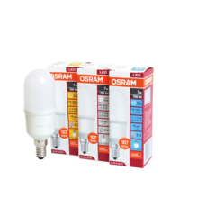 歐司朗 OSRAM LED燈泡 7W E14 4000K 自然光 純白光 節能省電, 1個