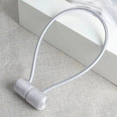 커튼 스트랩 한 쌍 자석 걸이 커튼 버클 끈 북유럽 심플 모던 크리에이티브 큐티 스트랩, 연한 회색, 4대 8조 세트