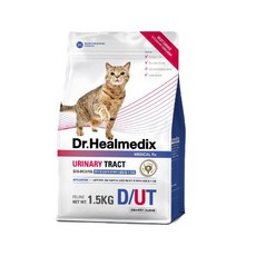 닥터힐메딕스 고양이 D/UT 유리너리 트랙트 필라인 결석 요로계 관리 1.5kg, 1개, 유리너리+결석