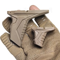 SI LVNV Si Link 링크 폴리머 핸드스탑 M-LOK 포어그립 수직손잡이 (BK DE), 1개, 롱타입 블랙