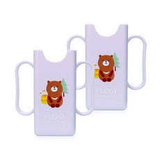 플렉사 유아용 미니팩 홀더, 퍼플곰, 2개