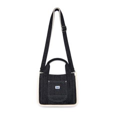 LEE 스퀘어 투웨이 로코 포켓 토트백 인디고 다크 LE2503BG33ID 103633, FREE