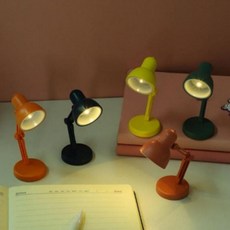 오앤오 독서등 북라이트 집게 미니 무선 LED, 화이트
