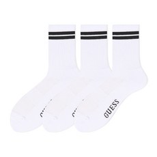 매장정품 게스 GUESS SOCKS 더블링글 미듐 반파일 중목 3족 KOZA1024ROZA1005 530554