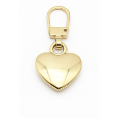 [오소사소] 지퍼고리 수선 3P 한세트(하트 디자인), 3개, 골드