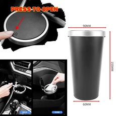 자동차 쓰레기통 걸이식 인테리어 보관 플라스틱 차량 먼지 쓰레기 미니 봉, 1개, cup / 500mL 미만