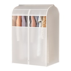 立體衣物防塵罩 透明可視 防塵防潮 衣櫥收納 掛衣袋, 1個, 1個裝