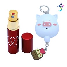 원투세이퍼 하트 + 아기돼지 경보기 세트 호신용스프레이 호신용품 TV테스트, 원투세이퍼+아기돼지밀키