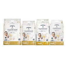 Hoppi RoyalDream 皇家系列 黏貼紙尿褲 單包, 1個, 小碼 (S)
