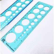 富福里 徠福 TP-105 圓定規-58x193x1.0mm 繪圖板, 1個