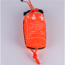 便攜式救生浮球 橘色水上安全救生裝備 游泳衝浪必備, 橘色漂浮繩