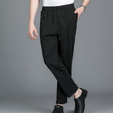 쉐프 조리 바지 작업복 요리사 유니폼 주방 조리 바지 팬츠 폴리에스터 밴딩