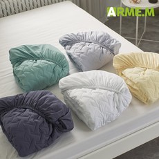 아르메몽 국산 알러지케어 누빔 겹방수 매트리스커버 우리아이 반려동물 진드기 기피