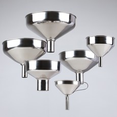 올스텐 스틸 다용도 깔때기, 손잡이 12cm(거름망), 2개