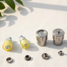 스냅단추 링도트 몰드 수공예용 단추 몰드 금형 DIY 링도트 몰드, 링도트 몰드-15mm(1세트)