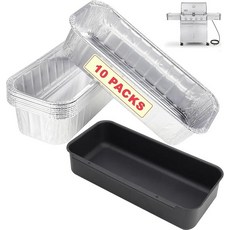 DcYourHome Weber Summit 400/600 Genesis II & Genesis II LX 400 및 600 시리즈 가스 그릴(2016+)용 70379 캐치 팬, 알루미늄+금속, 실버+블랙-웨버 제네시스 II/LX 400/600용