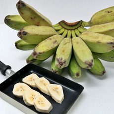 필리핀 그린사바(초록바나나) 쫀득한 식감 구우면 더 맛있는 건강한 한끼, 1박스, 그린사바 1kg