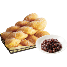 냉동 찹쌀 꽈배기 생지 앙금꽈배기 30개 단팥 고구마 카스타드 피자, 단팥꽈배기