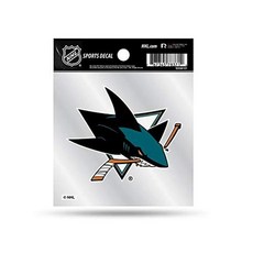 Rico Industries 탬파베이 라이트닝 10.2cm x 10.2cm 스몰 스타일 데칼 416319, 48"L x 48"W, San Jose Sharks