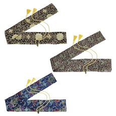 HOBBIESAY 3Pcs Sword Bag Katana Bags Chinese Style Printed Silk Swords 51.97 Inch Long Sword Cover, HOBBIESAY 3Pcs Sword Bag Katan