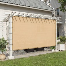 VOXBIN 90% Shade Cloth 4x8 FT with Grommets Outdoor Sun Shade Cloth UV Block Shade Fabric for Pat, 30% 블랙