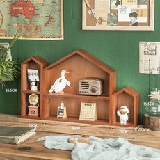 집모양선반 장식장 정리대, 1단, 빈티지 대형 세트