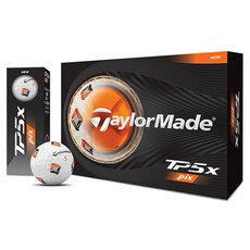 TaylorMade TP5X Fix 3.0 高爾夫球, 1個, 12入, 白色