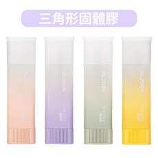 得力 三角形固體膠棒，適用手帳、學生手工、DIY剪貼, 1個, 三角固體膠-8g