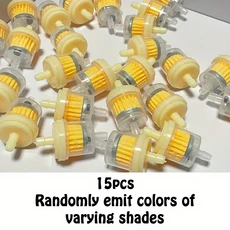 오토바이 ATV 더트 바이크 엔진 인라인 가스 연료 마그네틱 필터 오일 필터 (혼다 야마하 KTM 가와사키 스, 01 15pcs