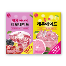 송원 우리차 제로슈가 딸기아사이레모네이드 +핑크레몬에이드, 1개