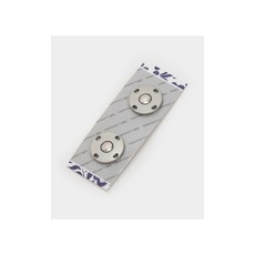 패션스타트 써클 모던 스냅단추 21mm 2개입 실버, 2개