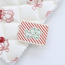 5개 면라벨 초록 고양이 C0