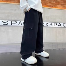 봄 주니어 렌치 카고와이드 트레이닝팬츠