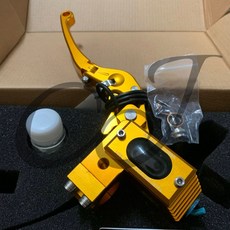 CJ Ebike 上泵 電動車 微型電動車 明哲雷神M5，輕巧便攜，簡易操作，精準控制氣壓, 1個, 金 Gold 左 Left