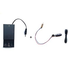 중등 과학실험교구 전동모터 글라이더 부품세트 비행체조립 돌봄교실 모터비행 수업용, 8개, 부품세트(건전지끼우개+모터세트)