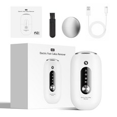 luluskin 無線便攜電動磨腳器, A2 磨腳器增強版版白色, 如圖所示