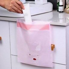 [행복사이소] 일회용 쓰레기 수납 휴대용 비닐 봉투 (15매), 1개, 브라운 곰 (15매)