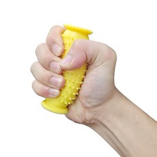 손가락 재활운동 헬씨그립 악력 지압 마사지, 노랑(약), 1개