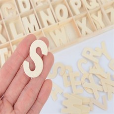 하루몰 우드 알파벳 세트 영어알파벳, 나무색