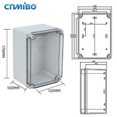 케이스 우퍼 인클로저 듀얼 미로형 자작 멀티미디어 튜닝, 퍼플레드 175 x 125x100 투명 뚜껑, 기본 모델명/품번