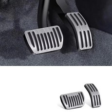 지리 갤럭시 자동차 금속 페달 액셀러레이터 브레이크 풋레스트 장식, 2. silver, 기본